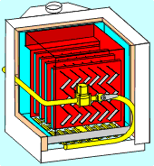 Котел в разрезе